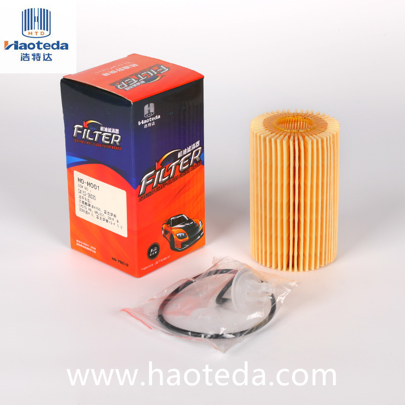 04152-38020 Synthetische Automotive Muti-pass Filtratie Vervangingsoliefilter voor Toyota