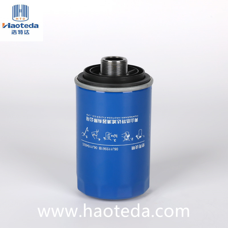 Auto-onderdelen OD 78 mm Hiflo metalen oliefilter 06J115561B Hoge prestaties